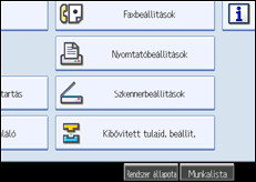 Kezel�panel k&eacute;perny�je, illusztr&aacute;ci&oacute;