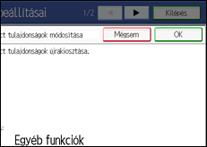 Kezel�panel k&eacute;perny�je, illusztr&aacute;ci&oacute;
