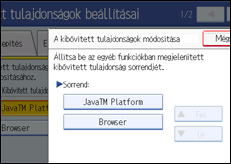 Kezel�panel k&eacute;perny�je, illusztr&aacute;ci&oacute;