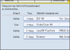 Kezel�panel k&eacute;perny�je, illusztr&aacute;ci&oacute;