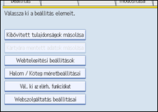 Kezel�panel k&eacute;perny�je, illusztr&aacute;ci&oacute;