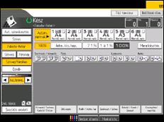 A kezel�panel ismertet&eacute;se