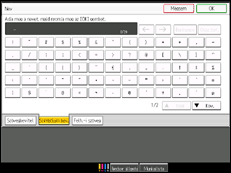 A kezel�panel ismertet&eacute;se