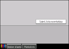 A kezel�panel ismertet&eacute;se