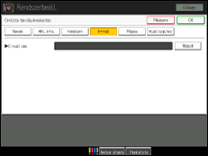 A kezelőpanel ismertetése
