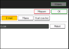 A kezel�panel ismertet&eacute;se