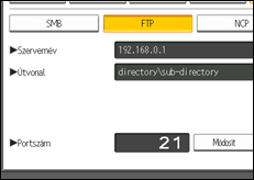 A kezel�panel ismertet&eacute;se