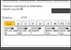 A kezel�panel ismertet&eacute;se
