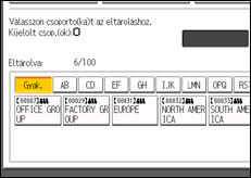 A kezel�panel ismertet&eacute;se