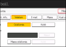 A kezel�panel ismertet&eacute;se