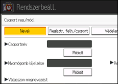 A kezel�panel ismertet&eacute;se