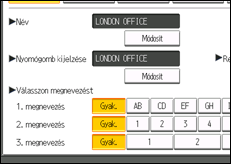 A kezel�panel ismertet&eacute;se