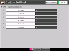 A kezel�panel ismertet&eacute;se