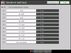 A kezel�panel ismertet&eacute;se