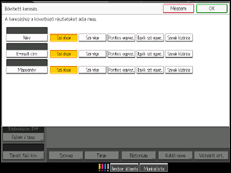 A kezelőpanel ismertetése