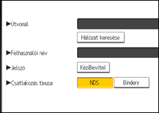 A kezelőpanel ismertetése