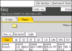 A kezelőpanel ismertetése