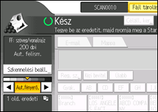 A kezelőpanel ismertetése