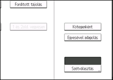A kezelőpanel ismertetése