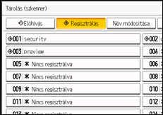 A kezelőpanel ismertetése