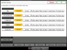 A kezelőpanel ismertetése