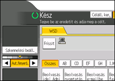 A kezelőpanel ismertetése
