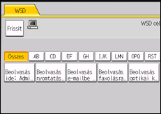 A kezelőpanel ismertetése