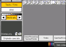 Illustrazione schermata pannello di controllo
