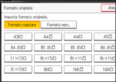 Illustrazione schermata pannello di controllo