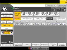 Illustrazione schermata pannello di controllo