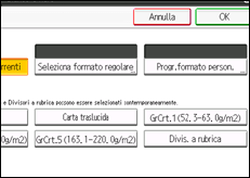 Illustrazione schermata pannello di controllo