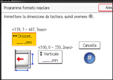 Illustrazione schermata pannello di controllo