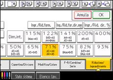Illustrazione schermata pannello di controllo