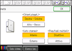 Illustrazione schermata pannello di controllo