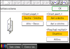 Illustrazione schermata pannello di controllo