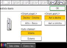 Illustrazione schermata pannello di controllo