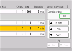 Illustrazione schermata pannello di controllo