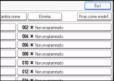 Illustrazione schermata pannello di controllo