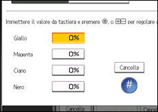 Illustrazione schermata pannello di controllo