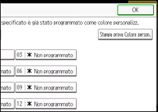 Illustrazione schermata pannello di controllo