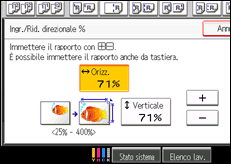 Illustrazione schermata pannello di controllo