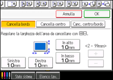 Illustrazione schermata pannello di controllo