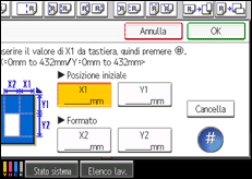 Illustrazione schermata pannello di controllo