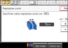 Illustrazione schermata pannello di controllo