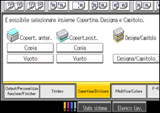 Illustrazione schermata pannello di controllo