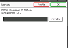 Illustrazione schermata pannello di controllo