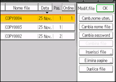 Illustrazione schermata pannello di controllo