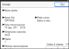 Illustrazione schermata pannello di controllo