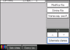 Illustrazione schermata pannello di controllo