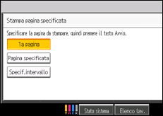 Illustrazione schermata pannello di controllo